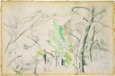 Woodside by Paul Cézanne